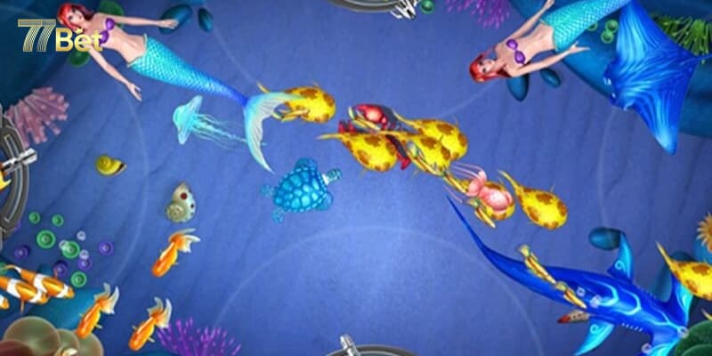 Ưu điểm của sảnh game bắn cá Tiên 3d 77bet